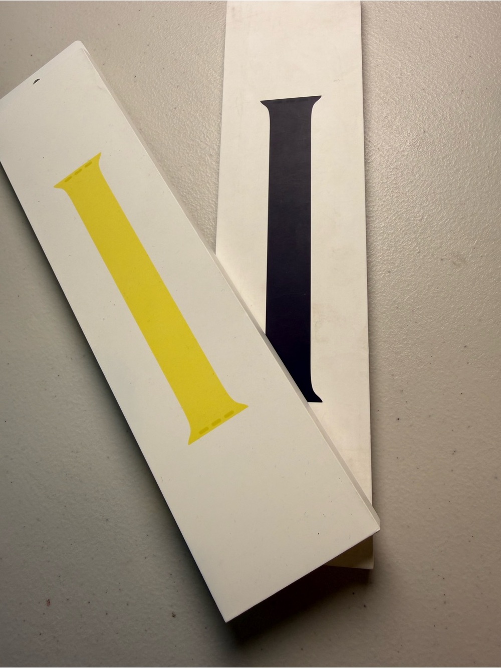 (2) Apple Watch Solo Loop 45mm Size 11 (Yellow and Dark Cherry)